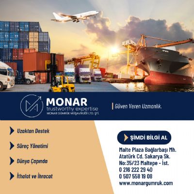 Monar Gümrük Müşavirliği Ltd.Şti.  - 