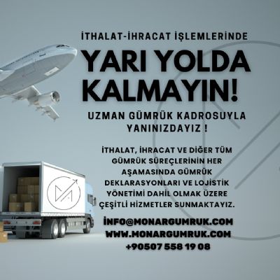 Monar Gümrük Müşavirliği Ltd.Şti.  - 