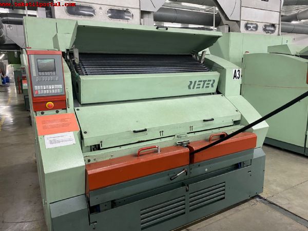 2007 Model Rieter C60 Carding Machine for sala<br><br><br>
2007 Model Rieter C60<br>
carding machine <br>
The outlet bucket diameter is 1000 mm.<br>
Our carding machine is 17 years old.<br>
Rieter C60 Card,  7 Machines are for sale.