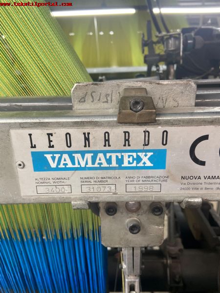 340 cm Leonardo Vamatex (Jacquard Under ) Loom Will Be Sold<br><br>1 Leonardo Vamatex loom, Vamatex (under Jacquard) loom will be sold