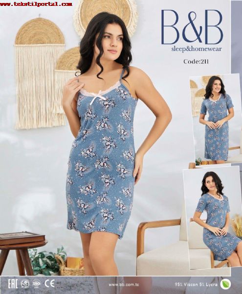 We are the manufacturer of women’s viscose nightgowns with thin straps. We offer wholesale sales and export of these nightgowns<br><br><p><span style=